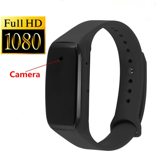 SQ100 Smart Bracelet Camera HD 1080P Mini Camera Wristband 14.2 Million Pixels Lens Camera Wearable Device Micro Cam