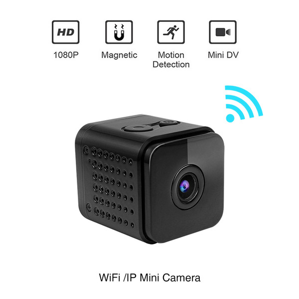 HDQ13 Wi-Fi Mini Camera HD 1080P Wireless Video Recorder Charging while Recording Invisible Infrared Night Vision Motion Detection Cam for R