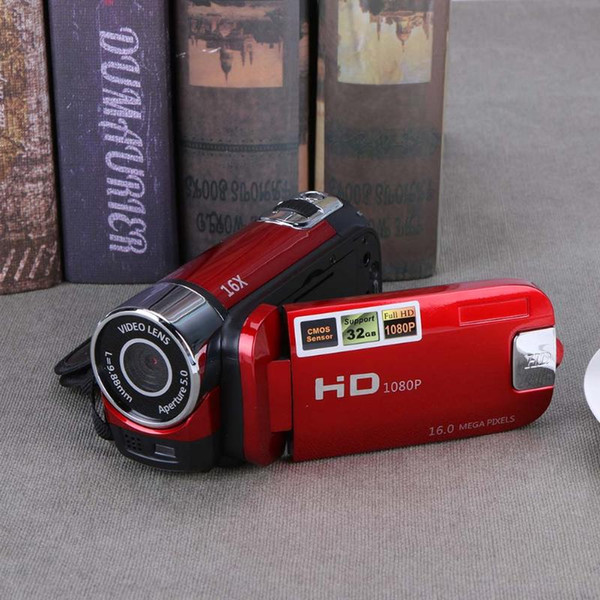 ALLOYSEED Digital Video Camera Full HD 1080P 32GB 16x Zoom Mini Camcorder DV Camera Support AVI 1080P 720P VGA for SD/HCSD 32G
