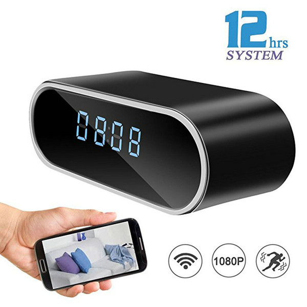 HD Mini P2P Wifi Camera Button DV Camcorder Support Phone View Wireless IP Camera Video Recorder HD DVR WiFi Clock For Free Shipping