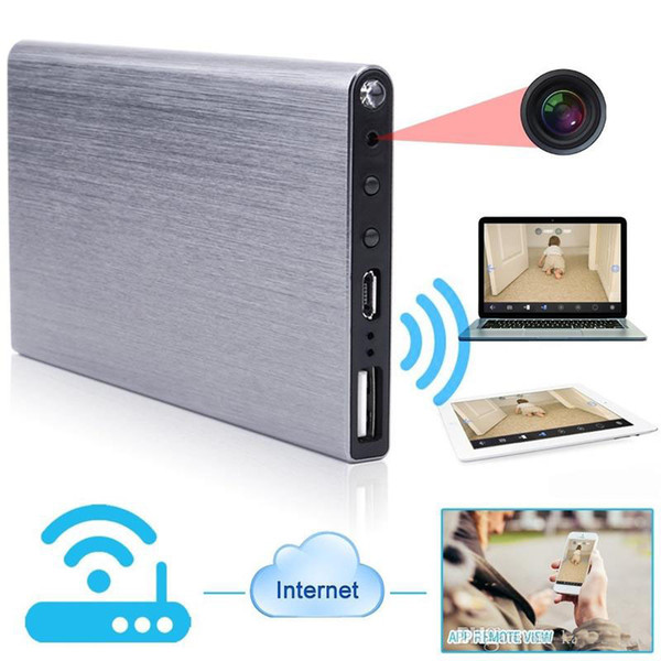 Mini Camera I6 P2P IR Night Vision HD 1080P WIFI mobile Power Bank External Battery Wireless IP Cameras DVR Video Motion Detector