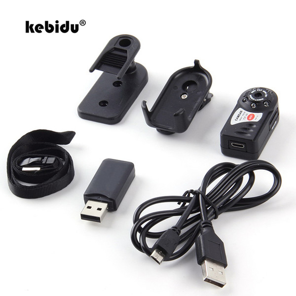 kebidu High Quality Q7 B Version Camera For P2P HD Mini Wifi DVR IP Camera Camcorder Video Recorder Night Vision DV Support TF
