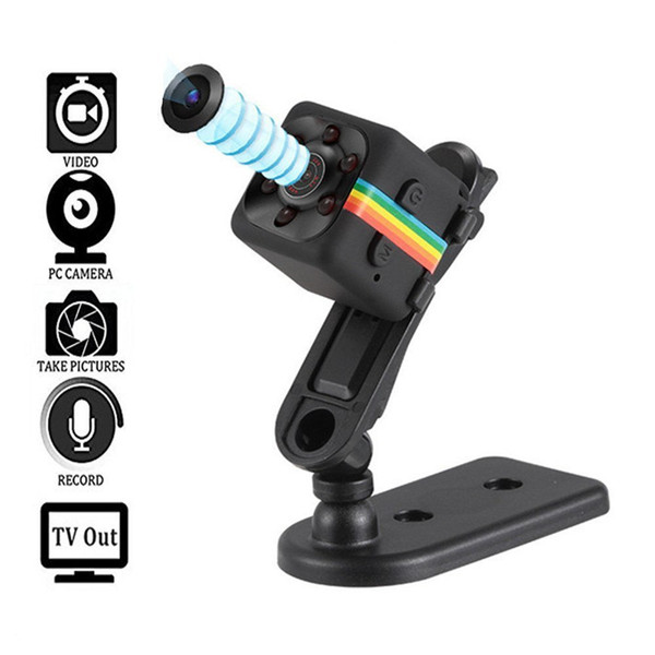 New 1080P SQ11 Mini Camera HD Camcorder HD Night Vision Camera Aerial Sports Mini DV Car DVR Home Security Recorder