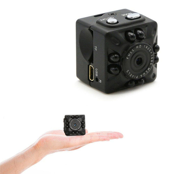 Mini Camera SQ10 HD Camcorder 1080P Sports DV Video Recorder with Night Vision Motion Detection Security Surveillance Camera for Home Office