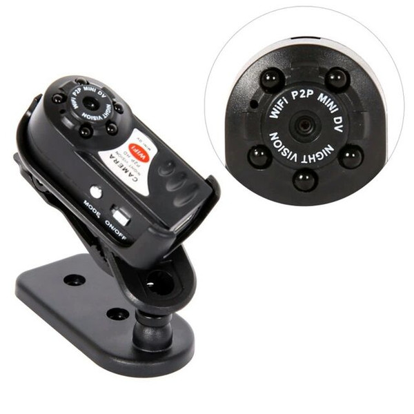 New Mini Q7 Camera 480P Wifi DV DVR Wireless IP Cam Brand New Mini Video Camcorder Recorder Infrared Night Vision Small Camera