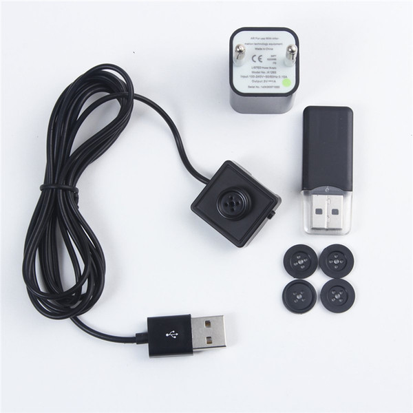 32GB 1080P Mini Pocket Wearable Pocket Camera Button DV Camcorder Mini Cam Security DVR Video Recorder with 7/24 Hours Loop Record