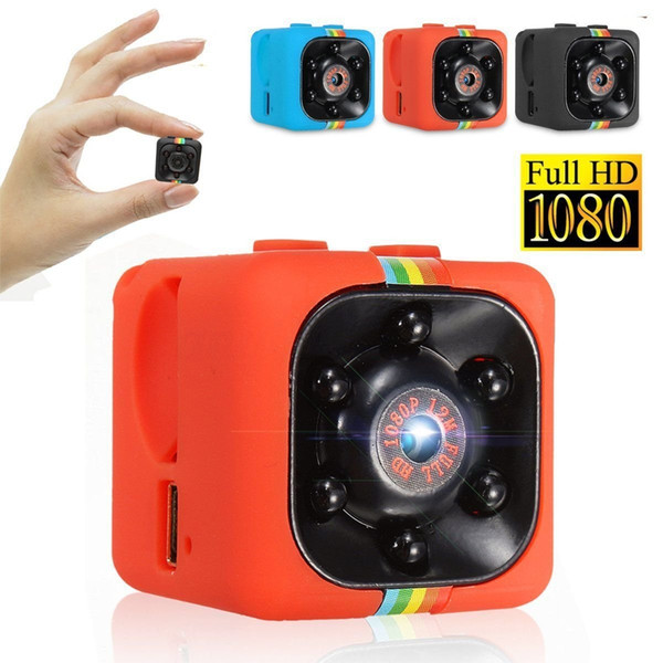 Camera cam 1080P HD Sports camera Mini DVR Recorder SQ11 Night Vision DV Motion Detection Video Recorder with retail box