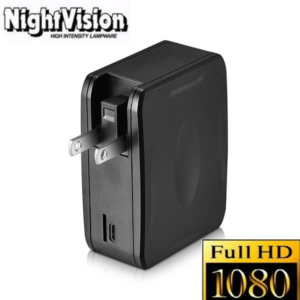 Night vision Wall Charger Camera Full HD 1080P Mini AC Adaptor Charger camera EU US UK plug DVR Support TF card
