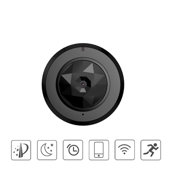 Home Mini Security Camera HD WiFi IP Camera with Real-time Video Loop Recording Night Vision Surveillance Camera Support IOS and Android