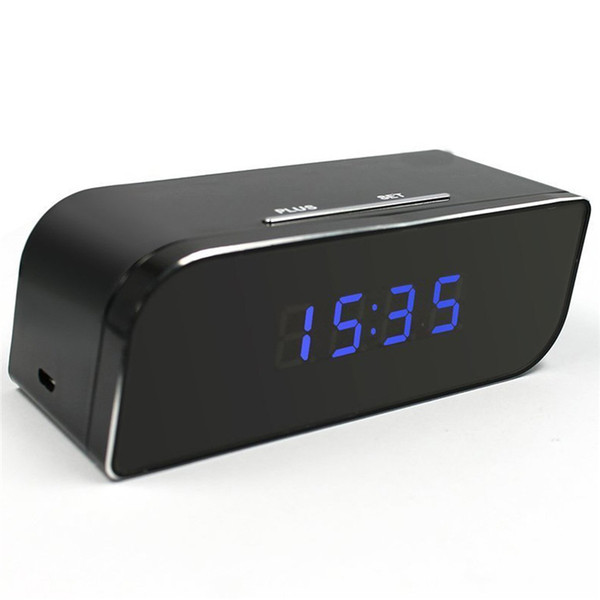 HD 1080P Wifi Network Cameras Alarm Clock Security Camera Motion Detection Wireless IP Camera Mini Camera Real-time Monitoring Nanny Cam