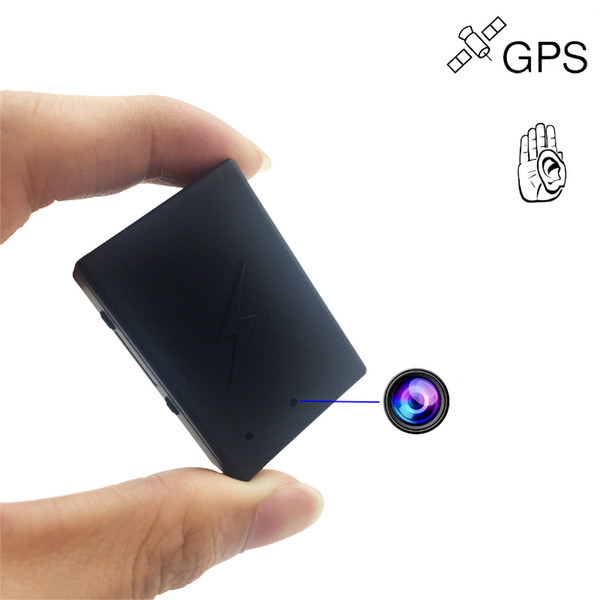 GPS Locator Sound Listen Mini Camera Tracker GSM Dial Listen Sound Audio Video Record SOS Micro Cam for Car Pet Kids Children
