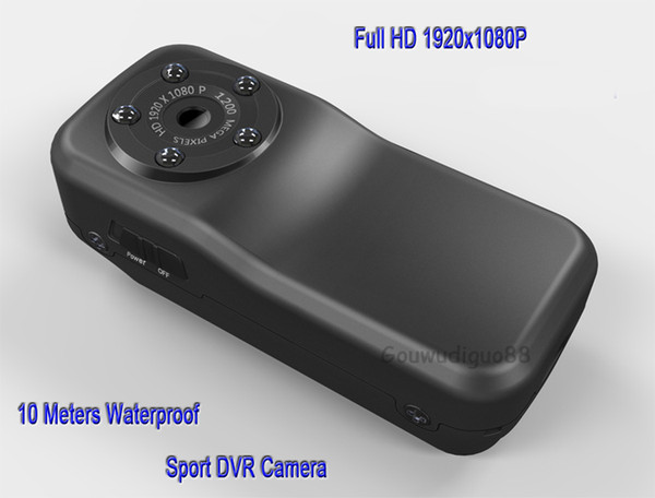 2018 New Full HD 1920x1080P Mini DV Camera Black Digital Camera Waterproof Photo Camera Free shipping