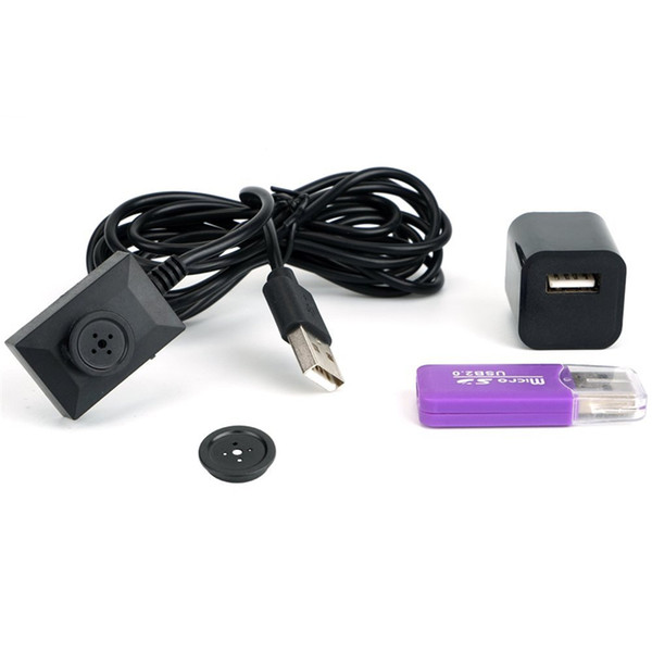 5pcs/lot 1280*960P Super Mini Button Camera Video Recorder DVR 7days 24 hours With 2 Meters Line Portable Security Camcorder
