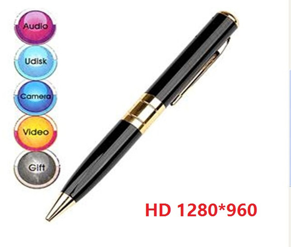 HD 1280*960 Mini Pen camera audio video recoder Ball Pen camera mini camcorder Security mini DV Pen DVR