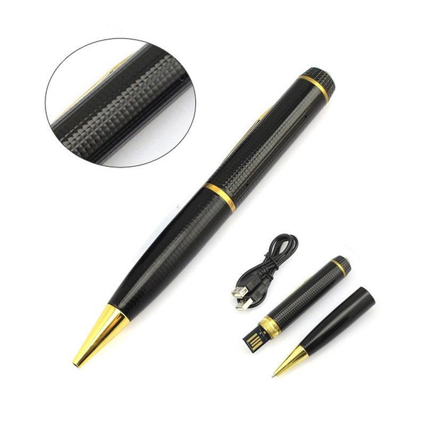 FULL HD 1080P pen Mini DV DVR PEN Voice Video Recorder Portable Pen pinhole camera with motion detection in retail box