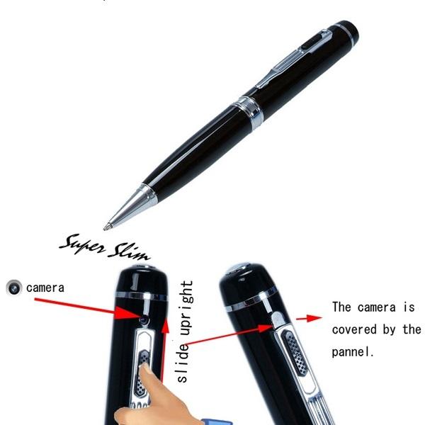 HD 720P Pen Camera Motion Detection Roller Ball Pen DVR Pinhole camera mini DV security surveillance video recorder