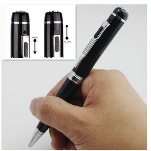 HD 720P Pen Camera Motion Detection Ball Point Pen mini camcorder Pen DVR Pinhole camera Video Recorder Security camera silver/black