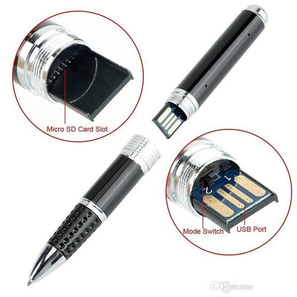 HD Pen pinhole Camera 1080P MINI pen Audio Video Recorder Portable pen MINI DV DVR Support TF card with Retail Box