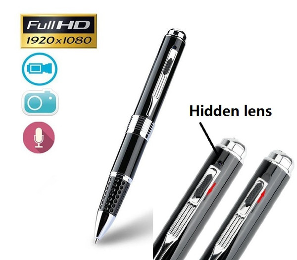 HD 1080p Mini pen camera DVR writing pen pinhole Camera Pen voice video recorder DVR support 32 G Micro SD Card