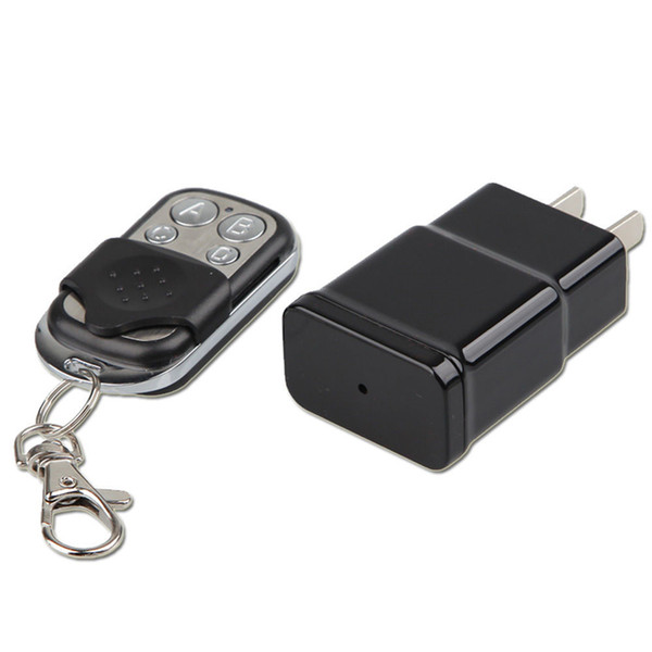 HD 1080P 30FPS DVR Camera AC Plug Wall Charger Camera Motion Detection with Remote Control