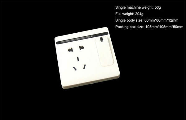 1080P H.264 wall Socket pinhole camera Wireless WIFI Socket P2P IP Camera Socket DVR Support Smartphone APP Remote View