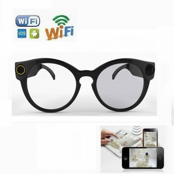 New Arrival HD 1080P Glasses Camera WiFi wireless Sport Camera Fashion Sunglasses Video Recorder Mini DV Camcorder Free Shipping