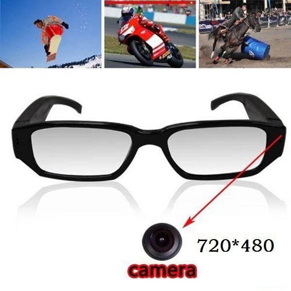 720*480 30fps glasses camera eyewear DVR pinhole camera EyeGlassed camera Mini DV DVR digital video recorder in retail box