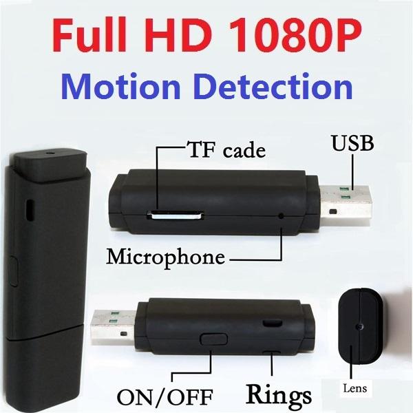 1080P USB Disk Camera FULL HD Mini USB Flash Drive Camera Motion Detection mini audio voice recorder MINI DV Security & Surveillance