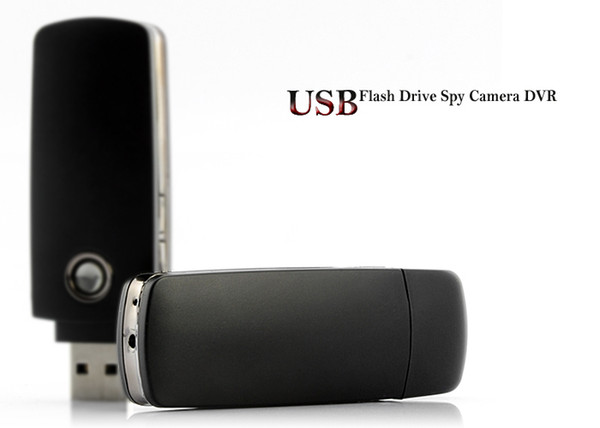 USB Disk Camera HD Mini DVR USB Flash Drive DVVR Pinhole Camera mini audio video recorder A8 Motion Detection Security Surveillance black