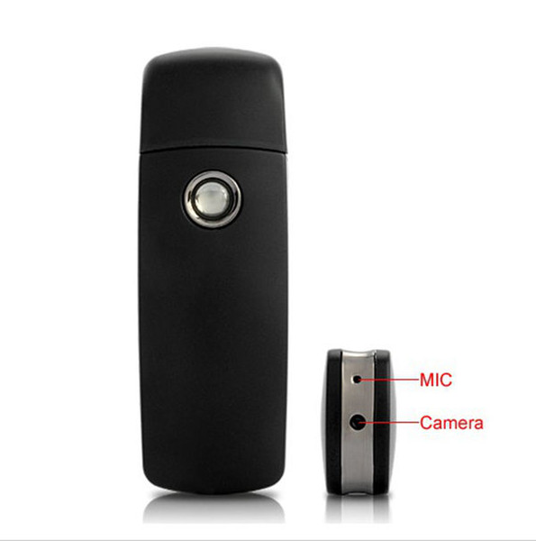 Mini USB disk Pinhole camera A8 USB Flash drive video camera 30pfs 720*480 video recorder with Motion Detection support TF card