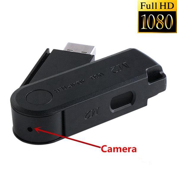 HD 1080P MINI USB Disk DVR camera M2 Usb Flash Drive pinhole Camera support charging while recording with retail box