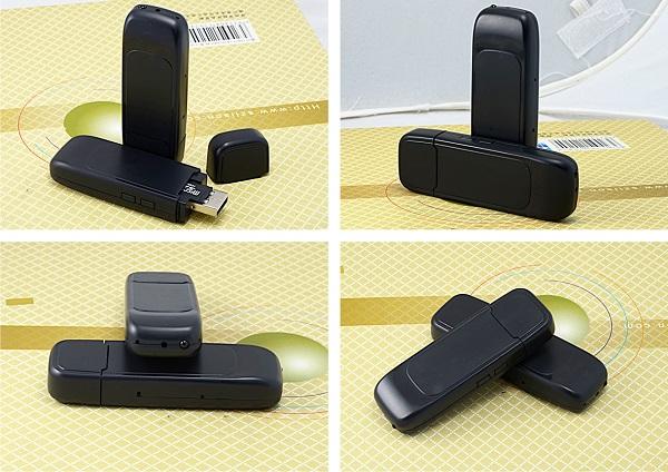 USB Disk Camera with Motion Detection Night Vision HD 1280*960 USB Flash Drive mini DVR pinhole camera video recorder black