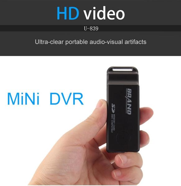 1080P USB Disk camera Full HD Motion Detection Night Vision USB Flash Drive DVR pinhole camera Mini DV U Disk video recorder