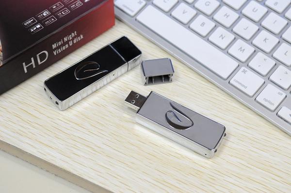 Infrared Night Vision USB DISK Camera HD 720P mini audio Video recorder USB Flash Drive Camera Recording while charging
