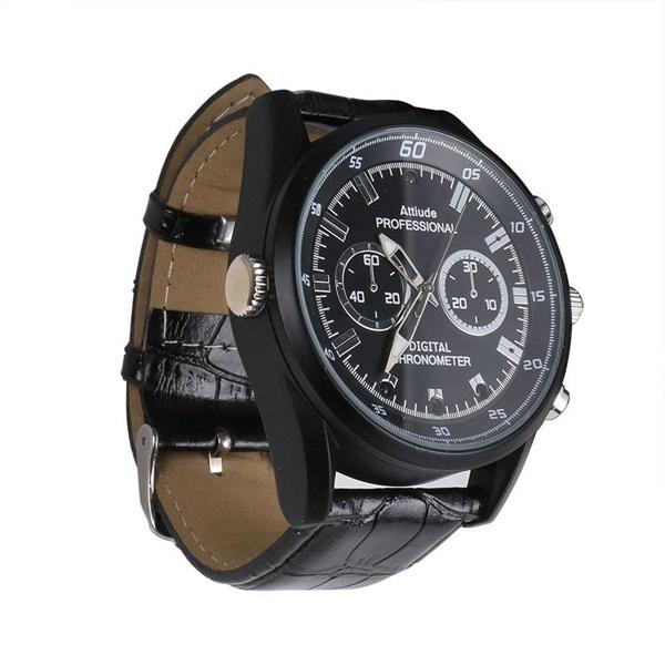 IR Night Vision Watch Camera Full HD 1080P Mini DV 8GB 16GB Ultra-thin Watch DVR pinhole camera Digital Video Recorder Waterproof