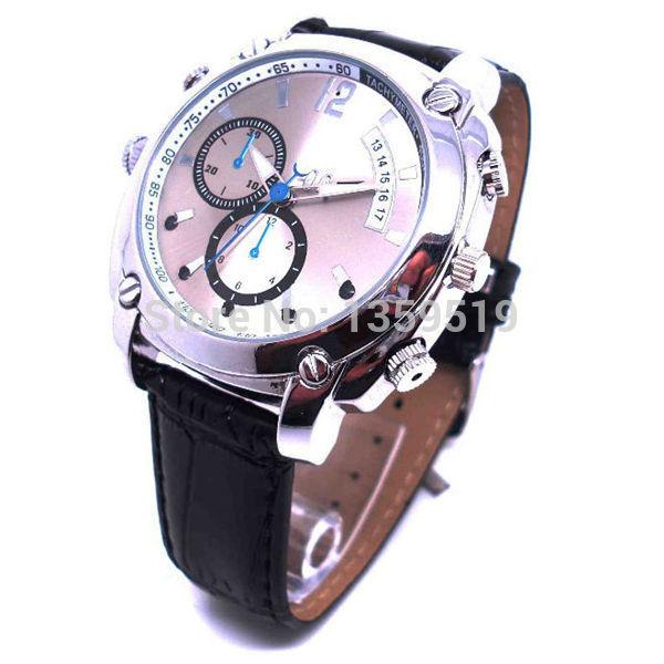 Waterproof 1080P Watch Camera 8GB with IR night vision Watch Pinhole camera mini DVR in box 10pcs/lot