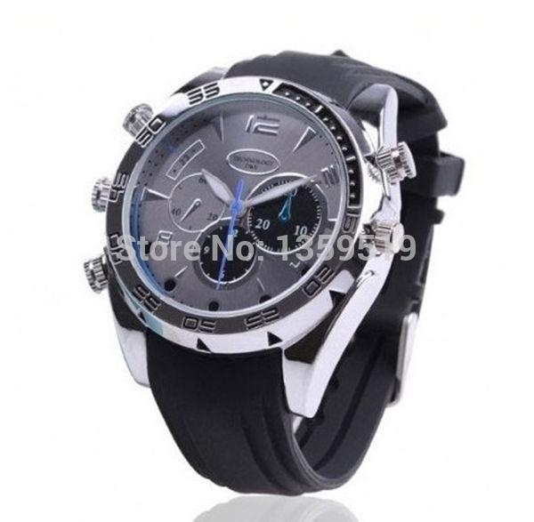 Waterproof Full HD 1080P Watch Camera Infrared Night Vision Watch DVR W5000 8GB 16GB mini voice video recorder in retail box 10pcs/lot