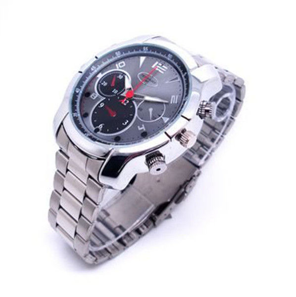 1080P watch Camera 8GB/16GB Night Vision waterproof wrist Watch DVR audio video recorder mini DV mini camcorder stainless steel