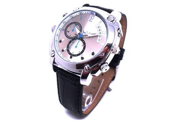 1080p Leather Watch Camera with night vision 16GB Waterproof Full HD Wrist Watch DVR mini camera audio video recorder 20pcs