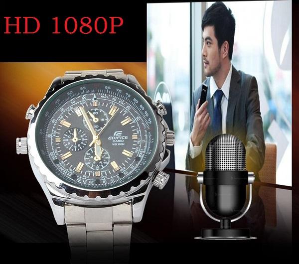 FUll HD 1080P Night Vision Watch Pinhole Camera 8GB 16GB Quartz movement watch DVR Audio voice video recorder ultra-thin watch mini DV C5