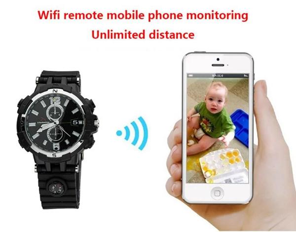 WIFI Watch DVR HD 720P Night Vision watch camera Motion Activated Video Recorder mini Camcorder Wireless Network Cam P2P mini IP camera