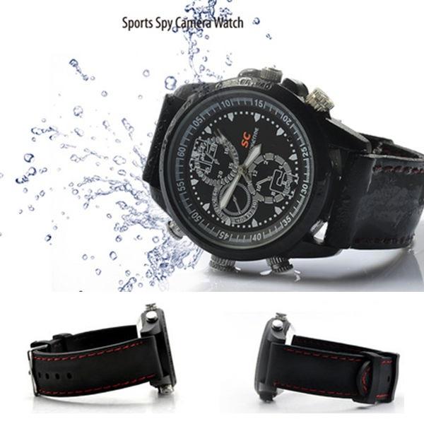 Waterproof watch camera 16GB 32GB HD Sports watch DVR pinhole camera mini audio video recorder security Surveillance Wrist watch DVR