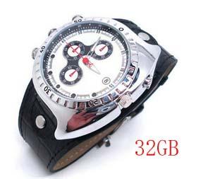 Free Shipping w7000 CAMERA WATCH DVR infrared Night Vision 1080P 32GB RECORDER VIDEO,1080P watch camera