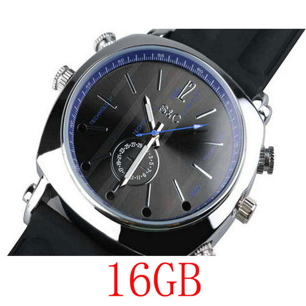 1080p hd watch camera Infrared Night Vision 1920*1080 Motion detection camera watch 16GB with retail box,W9000 watch camera