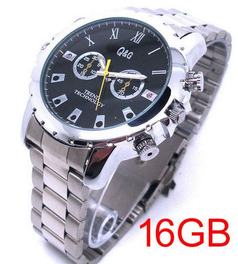 Q2 High Definition 1920x1080P Watch Digital Video Recorder High Camera supports IR camera With Retail Box 16GB watch camera