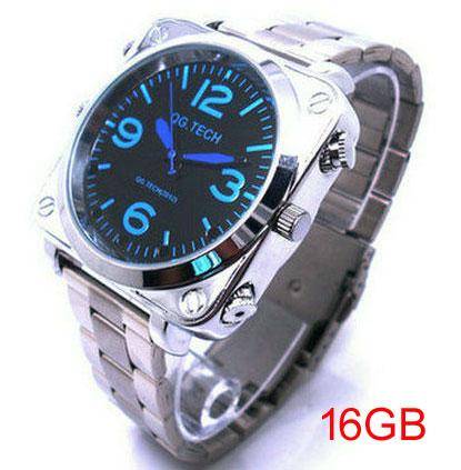 16GB HD S8 1080P Watch Camera Night Vision Watch Video Recorder Waterproof Voice Control Mini DV Camera