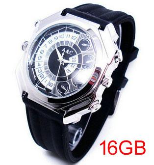 Free Shipping 16GB Voice control 1080p hd Infrared recorder Night vision Waterproof watch camera FS9 watch camera