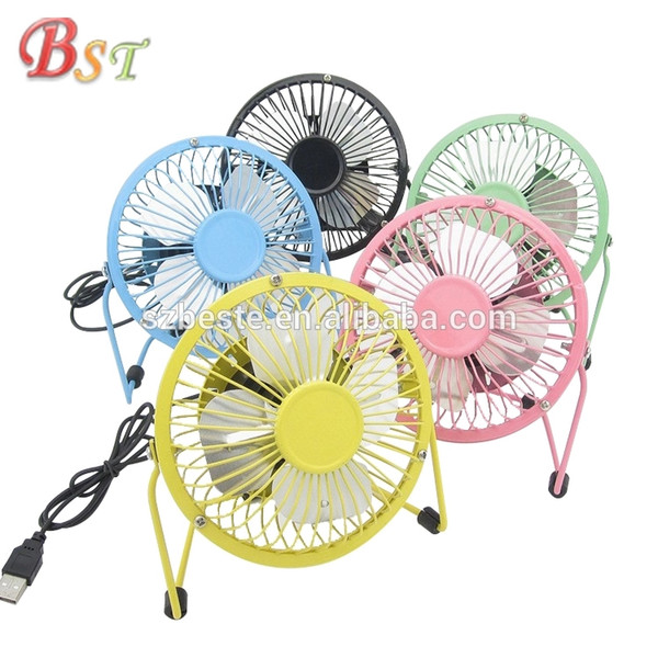 2018Metal mini USB FANS 5V Mini Rechargeable Fan Freeshipping Smallest Fans With Cool Wind For Kids