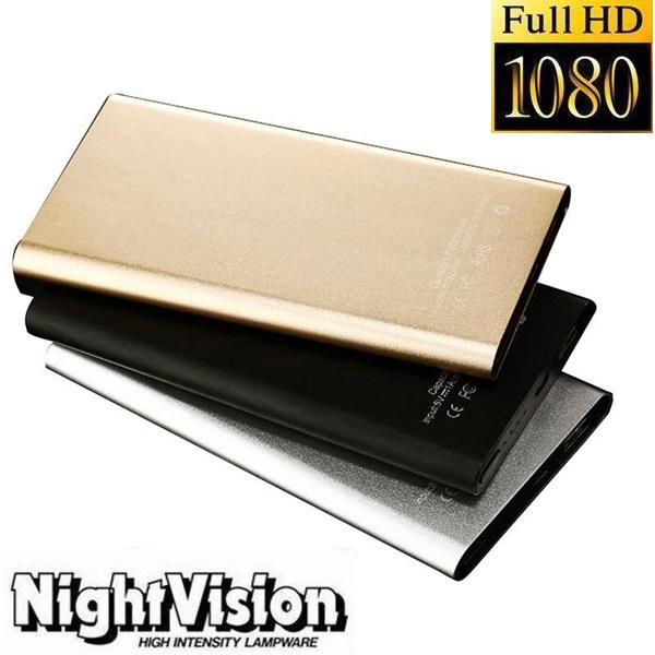 H2 Power bank pinhole Camera Full HD 1080 Mobile Power Bank Video Recorder with Night Vision Power Supply Camcorder 90 Wide Angle DVR