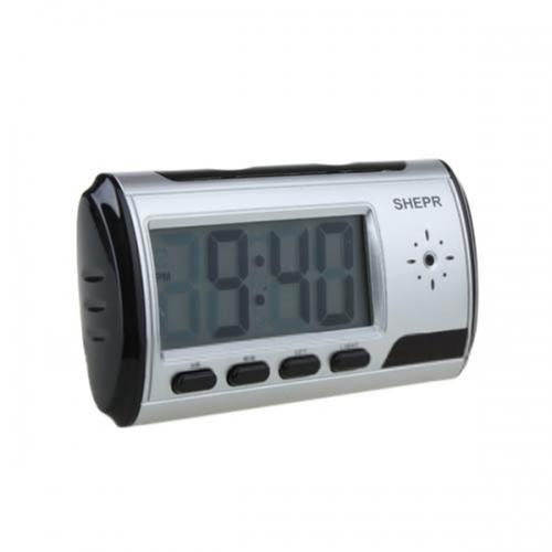 Digital Alarm Clock Camera with Video Photo Motion Detection and Remote Control Function